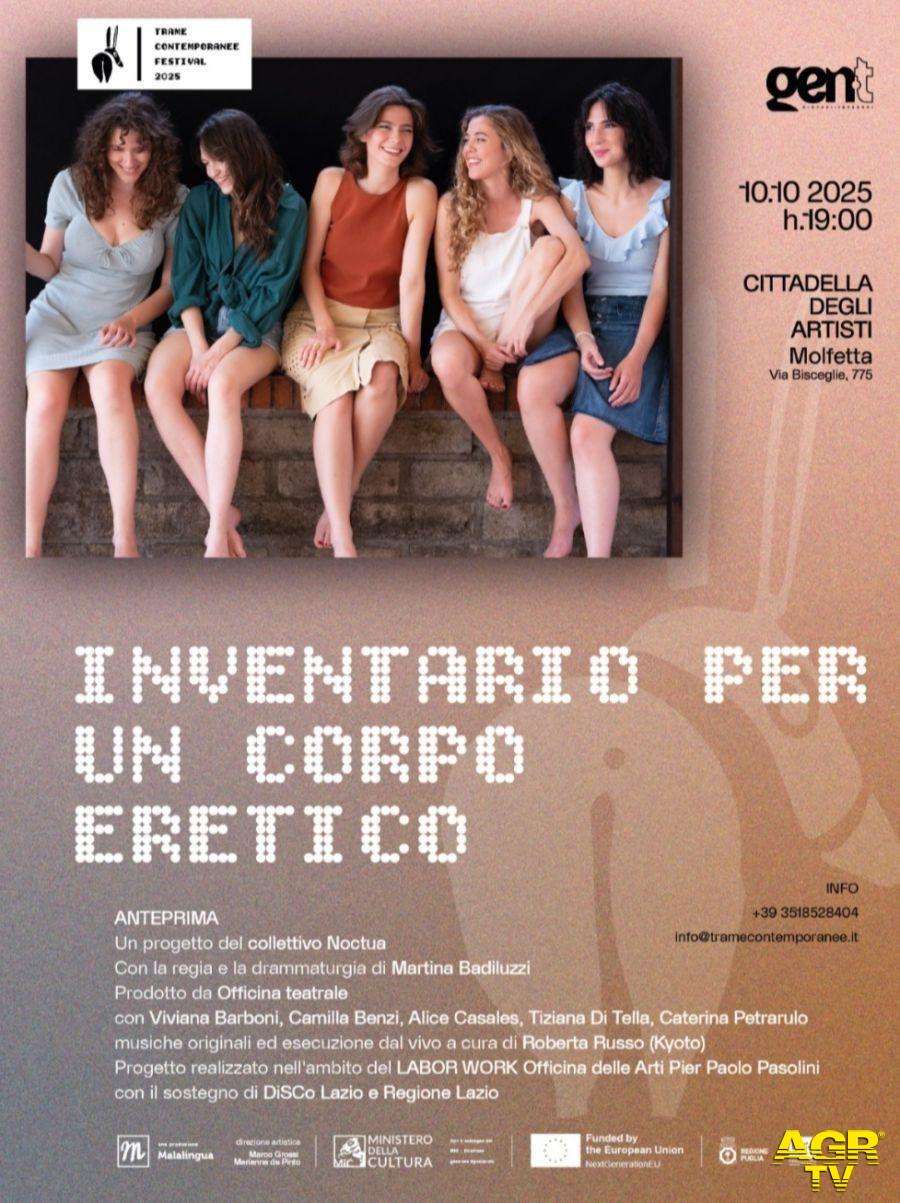 Inventario per un corpo eretico – Collettivo Noctua - Foto da comunicato Stampa