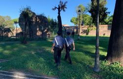 Carabinieri Colle Oppio bonifica area verde
