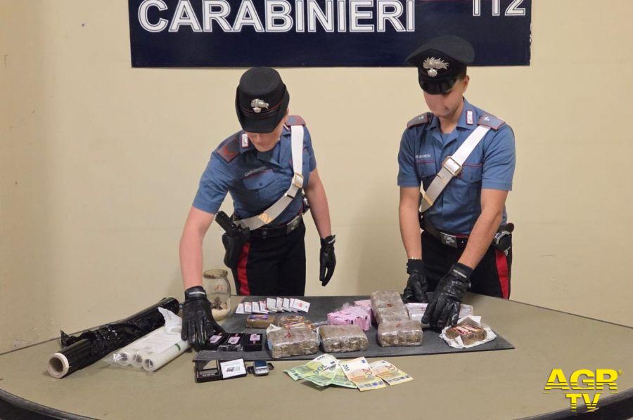 Torvajanica, sequestrati 4 kg. di hashish, nascosti in un garage, arrestato il pusher marocchino