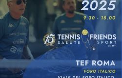 Tennis & Friends 2025: il cuore della prevenzione batte sul campo