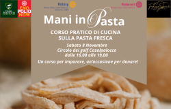 Corso pratico di cucina: il Rotary Club Roma Ostia Casal Palocco lancia “Mani in Pasta” per aiutare le famiglie del X Municipio