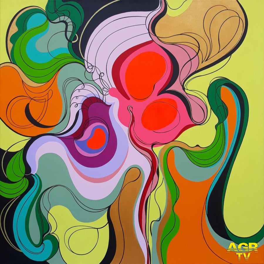 Jealousy - mixed media on canvas 80x80 cm - by Dana Halwani (Lebanon) Jealousy - mixed media on canvas 80x80 cm - by Dana Halwani (Lebanon)