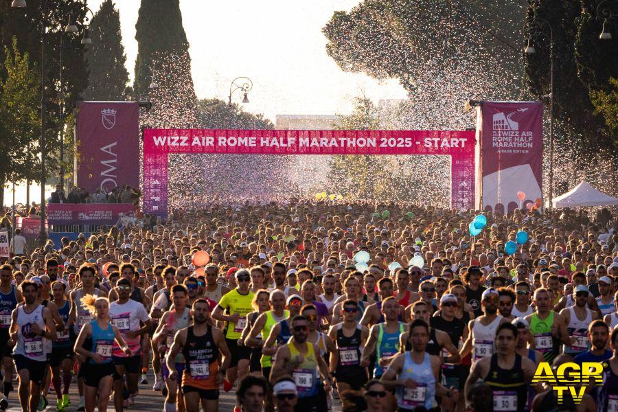 Wizz Air Rome Half Marathon la partenza Wizz Air Rome Half Marathon la partenza