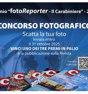 Concorso Fotoreporter 2025 con Il Carabiniere