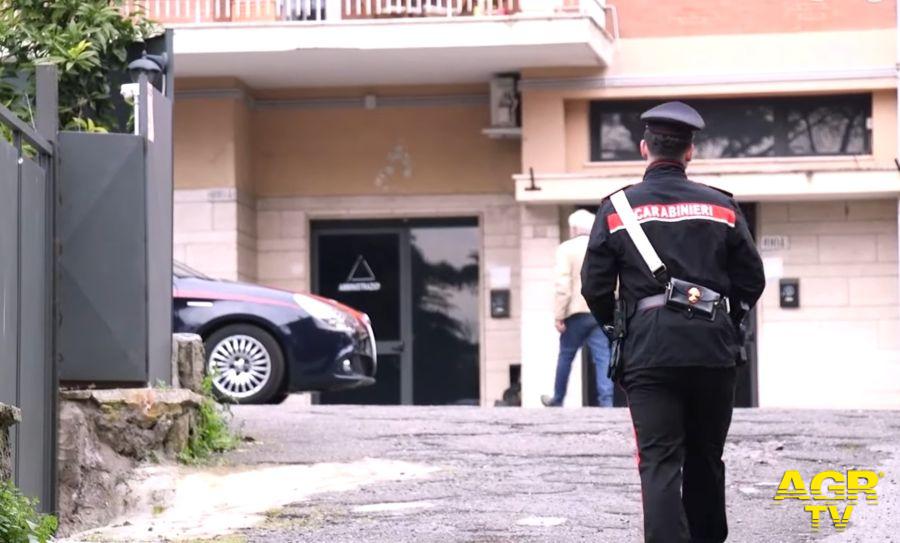 Carabinieri intervenuti in via Cassia Carabinieri intervenuti in via Cassia