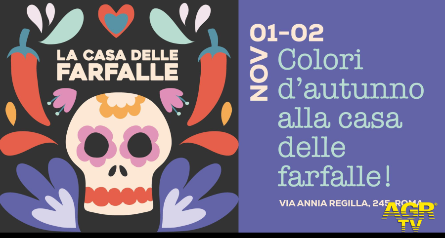 Día de los Muertos casa delle farfalle locandina Día de los Muertos casa delle farfalle locandina