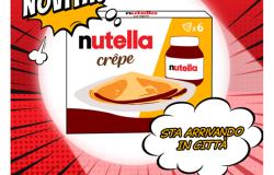 Nutella contro tutti....al Lucca Comics&Games 2025 con la sua ultima novità: la Crèpe Nutella contro tutti....al Lucca Comics&Games 2025 con la sua ultima novità: la Crèpe