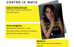 Ostia, “Indomita, la mia battaglia contro le mafie” il libro di Civita Di Russo presentato in Municipio Ostia, “Indomita, la mia battaglia contro le mafie” il libro di Civita Di Russo presentato in Municipio