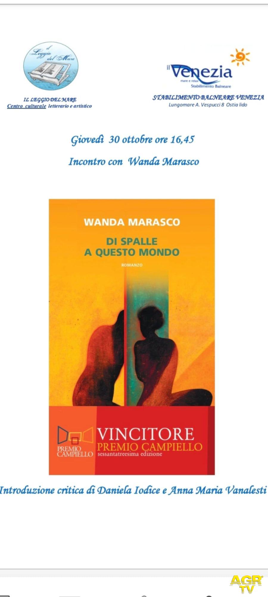 Di Spalle a questo mondo di Wanda Marasco ad Ostia locandina Di Spalle a questo mondo di Wanda Marasco ad Ostia locandina