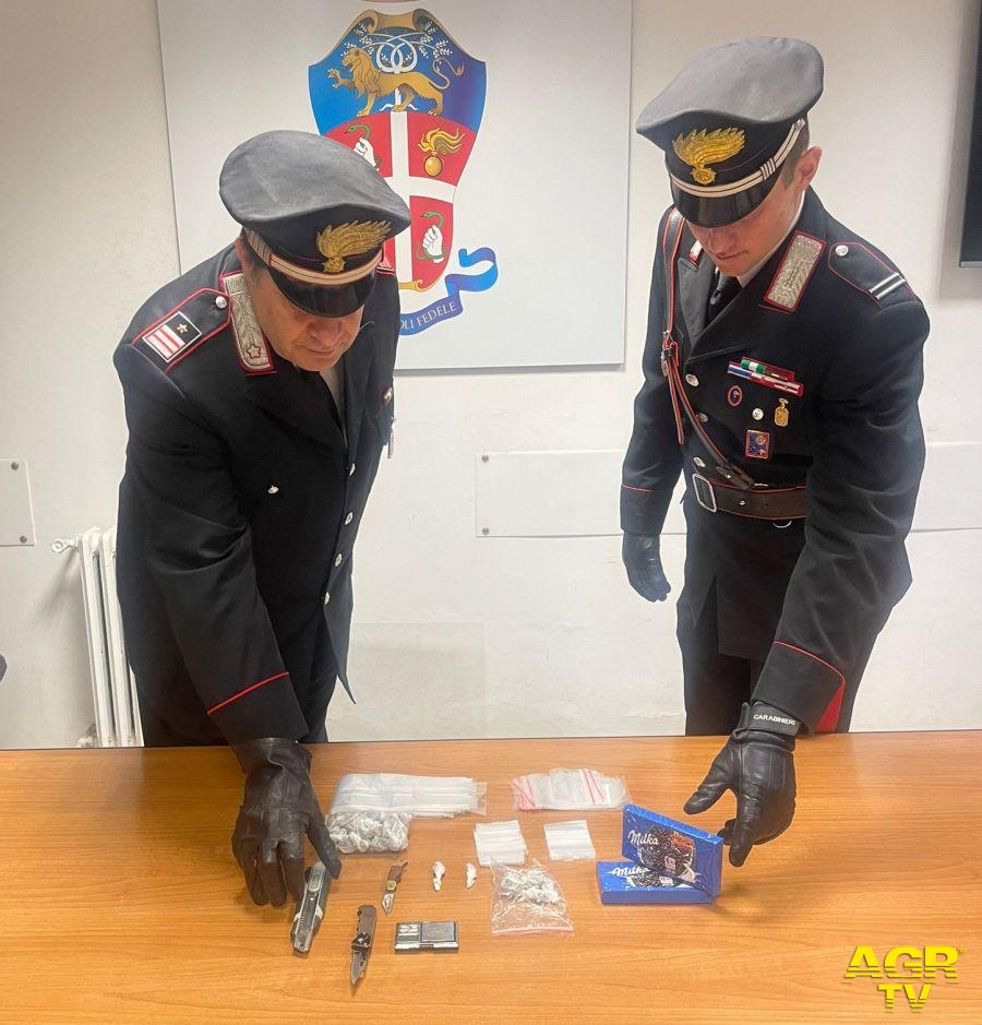 Carabinieri Monterotondo la droga sequestrata Carabinieri Monterotondo la droga sequestrata
