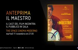 Roma, anteprima al The Space Cinema di Il maestro in sala Pierfrancesco Favino ed il regista Andrea Di Stefano