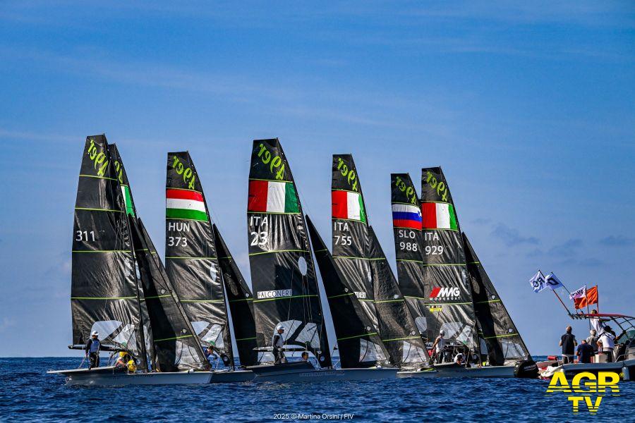 Vela Olimpica a Palermo le imbarcazion i impegnate