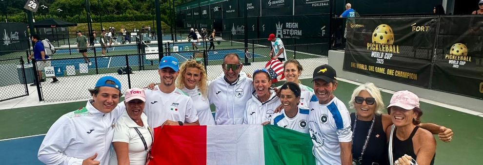 Pickleball, ai mondiali di Miami l'Italia si tinge d'argento Pickleball, ai mondiali di Miami l'Italia si tinge d'argento