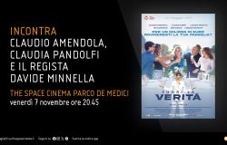 Fuori la verità al The Space Cinema, Claudio Amendola, Claudia Pandolfi, ed il regista Davide Minnella in sala