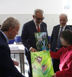 Roma, il presidente della Regione Lazio Francesco Rocca visita il Polo Riabilitativo Nuova Sair Roma, il presidente della Regione Lazio Francesco Rocca visita il Polo Riabilitativo Nuova Sair