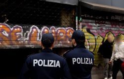 Polizia intervento controlli area Viminale - Esquilino