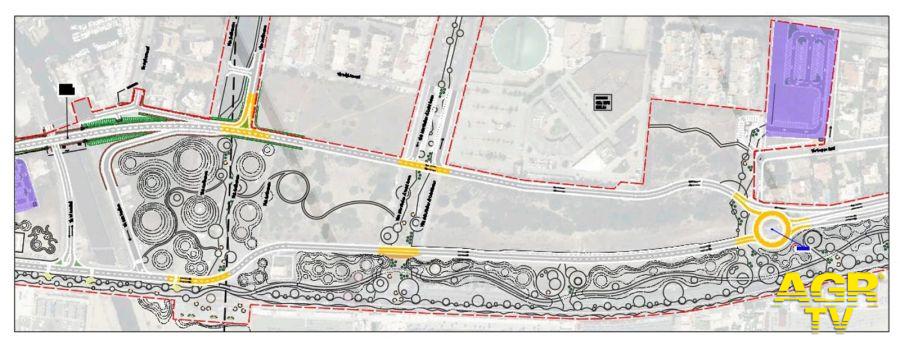 viabilità_prevista_dal_progetto Parco del Mare