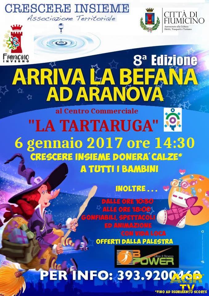 Aranova, arriva la Befana 2017