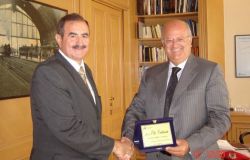 Giuseppe Scrofani saluta l’Ing. Elio CATANIA che termina il suo mandato di amministratore del Gruppo Ferrovie dell Stato 7 Settembre 2006