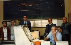 Giuseppe Scrofani nella Stazione di Roma Ostiense 1988 Uffcio del Dirigente Movimento