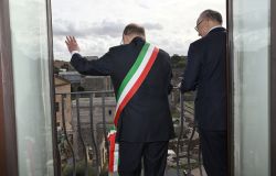 Verdone sindaco per un giorno foto Di Majo dall'Ufficio del sindaco