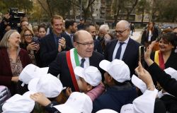 Verdone Sindaco per un giorno incontra i bambini scuola Balzani