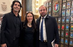 Roma nel Cuore 2025 – Premio alla Cultura Sociale - Nella Foto Fabrizio Pacifici, Alessandra Locatelli, Fabrizio Santori - Foto da comunicato Stampa