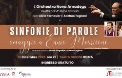 Sinfonie di Parole - Omaggio a Ennio Morricone 16 dicembre teatro Ghione