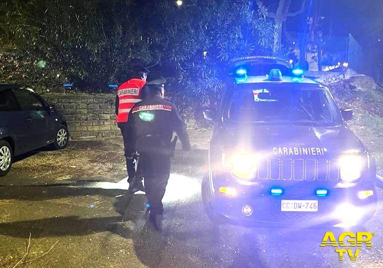 Carabinieri intervenuti per bloccare il furgone