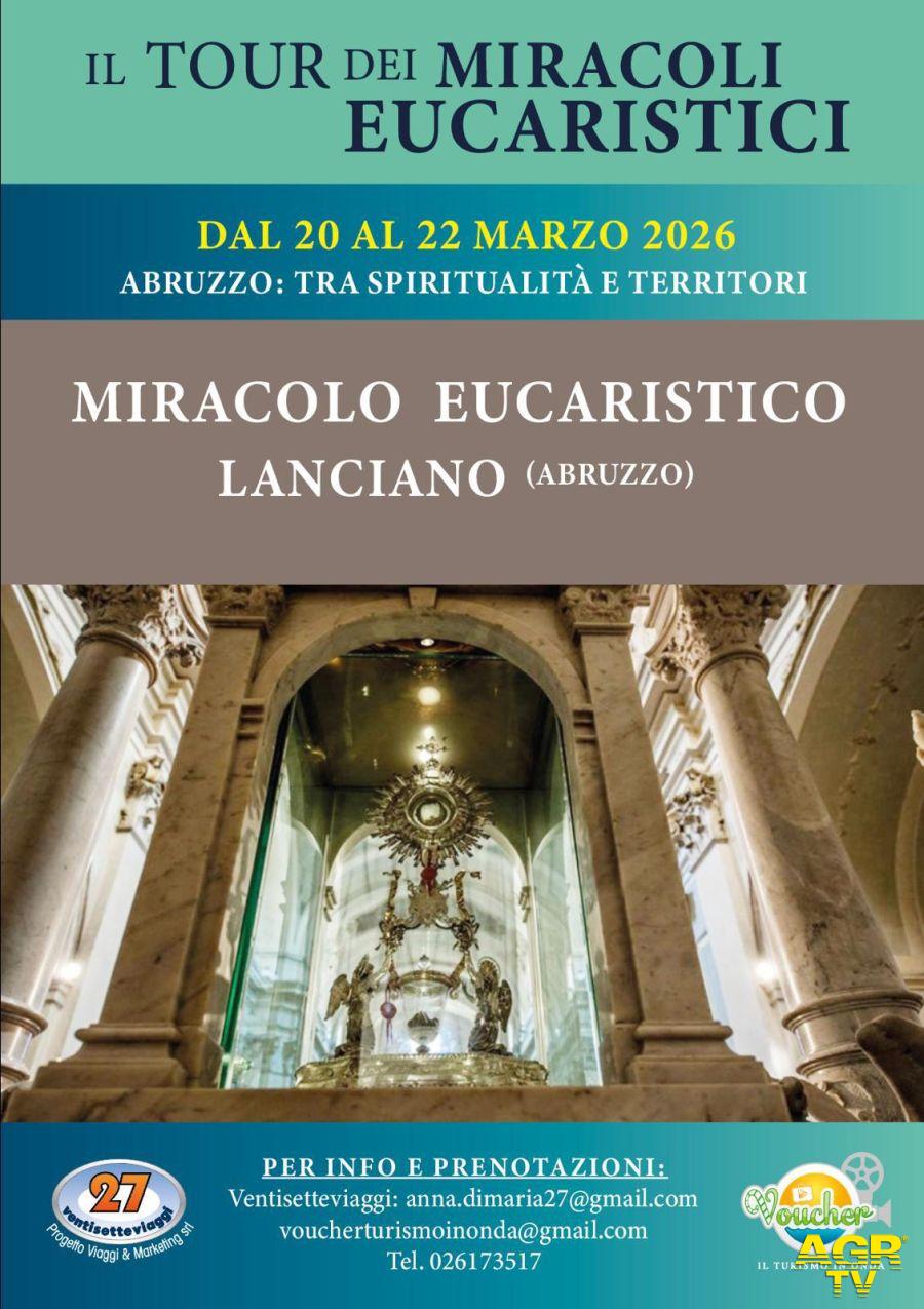 Lanciano, prima tappa del Tour dei miracoli