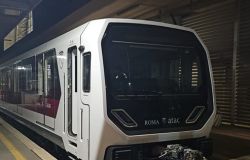 Roma, consegnato il terzo treno Hitachi per la linea B