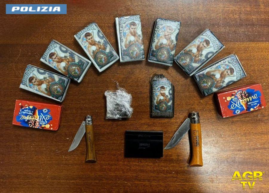 Polizia droga sequestrata Casilino