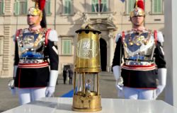 La lanteerna che custodice la fiamma Olimpica
