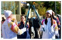 (AGR) Fiaccola olimpica, da Ostia a Viterbo, il viaggio è iniziato tra gli applausi