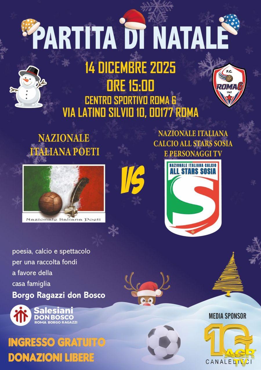 Partita di Natale 14 dicembre locandina