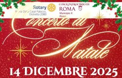 (AGR) Concerto di Natale del Rotary Roma Ostia Casal Palocco: musica e arte si incontrano al Salone Riario