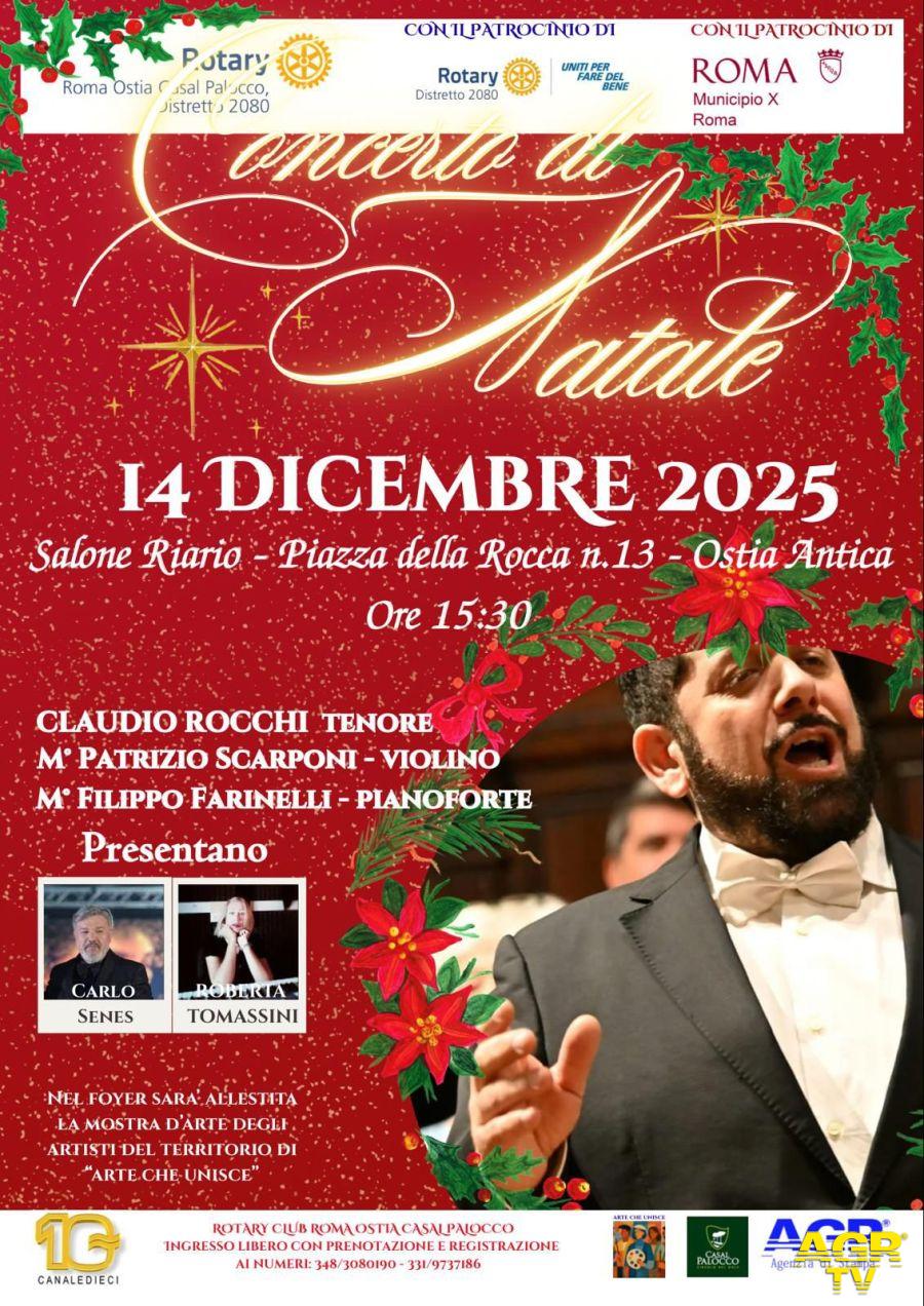 Concerto di Natale Rotary Roma Ostia Casal Palocco – Musica e Arte 2025 Concerto di Natale Rotary Roma Ostia Casal Palocco – Musica e Arte 2025