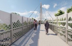 Sovrappasso pedonale foto da comunicato stampa