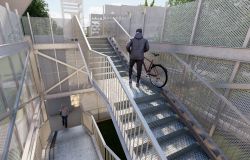 Sovrappasso pedonale foto da comunicato stampa