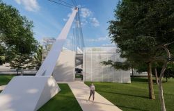 Sovrappasso pedonale foto da comunicato stampa