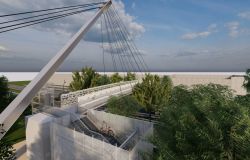 Sovrappasso pedonale foto da comunicato stampa