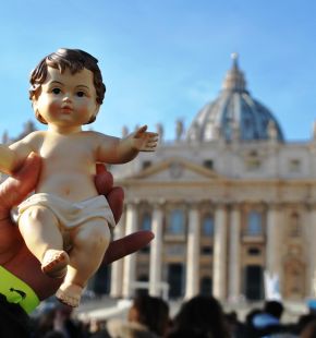 (AGR) Roma, 21 dicembre, la Benedizione dei Bambinelli in piazza San Pietro con Papa Leone XIV