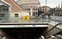 (AGR) Metro C, inaugurata la nuova fermata Colosseo, viaggio inaugurale con il sindaco Gualtieri