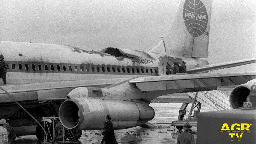 La strage di Fiumicino del 1973 - Aereo della PAN AM - Foto Fonte Wikipedia