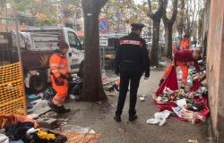 Carabinieri Ostia ripristino decoro e smaltimento rifiuti