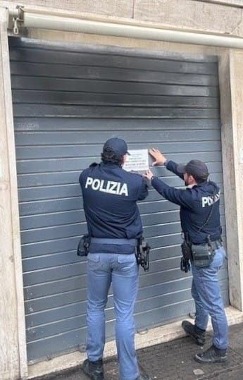 (AGR) Porta Maggiore, sigilli bis.... per un esercizio commerciale, scatta il provvedimento del Questore