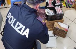 Polizia sequestro fuochi Aurelio