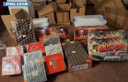 Polizia sequestro fuochi Fidene