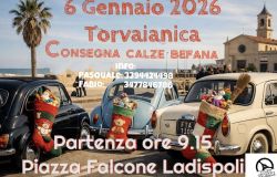 Volanti Storici Ladispoli portano la Befana ai ragazzi: solidarietà in viaggio il 6 gennaio
