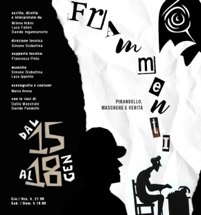 (AGR) Roma, al teatrosophia torna Luigi Pirandello con Frammenti dal 5 al 18 gennaio (AGR) Roma, al teatrosophia torna Luigi Pirandello con Frammenti dal 5 al 18 gennaio